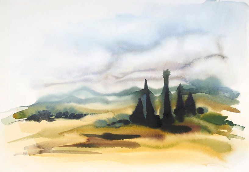 Tuscan countryside by Achim Prill