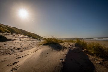 Sfeervol strand op Ameland van Kelly Grosemans