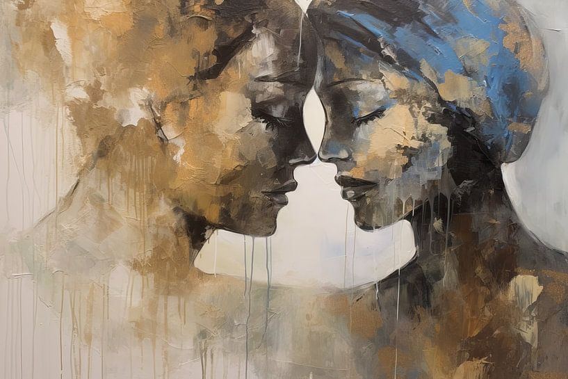 Transzendente Vereinigung malen | Tröste mich von Blickfänger Gemälde