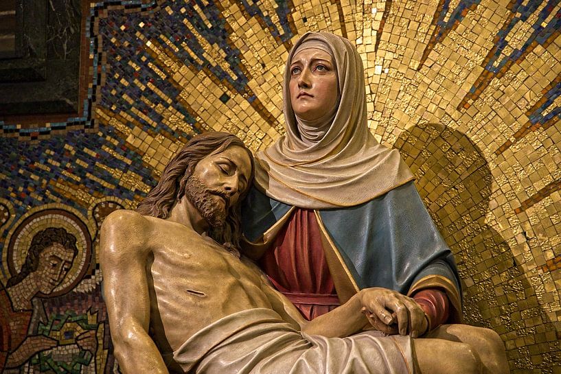 Bildnis von Jesus und Maria in der Titus-Brandsma-Gedächtniskirche Leeuwarden von Rob Boon
