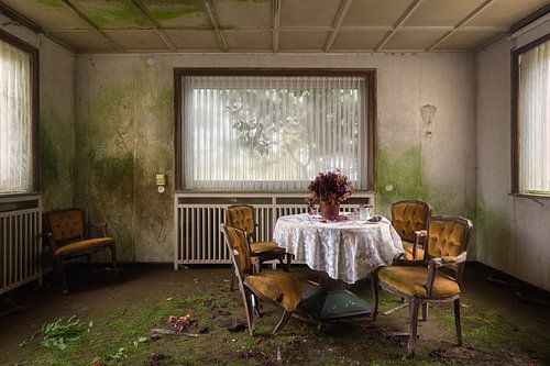 Restaurant abandonné.