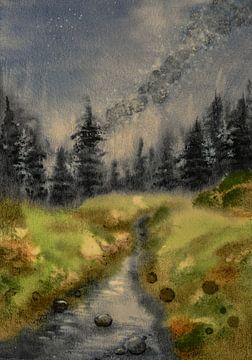 Aquarel part 154 van Tania Perneel