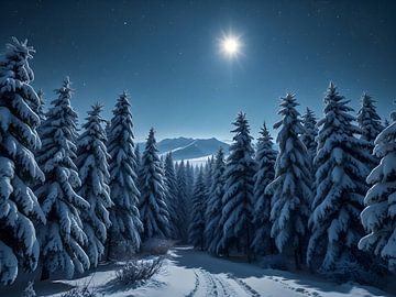 Wintermagie onder de sterrenhemel van ButterflyPix