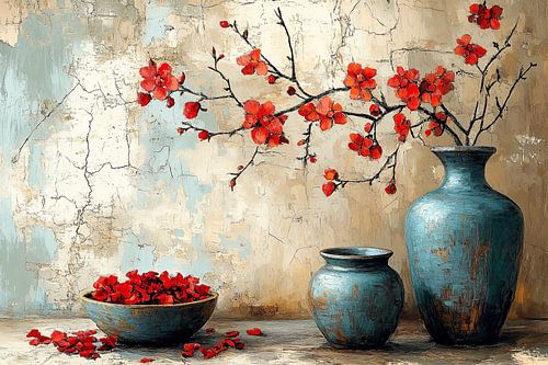 The power of Red Blossom Branches ii