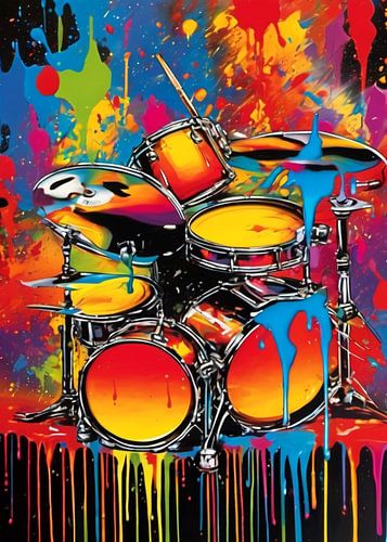 Modern Abstrakt Die Trommel