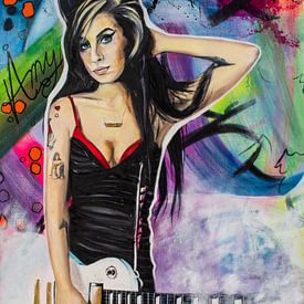 Amy Winehouse van Bianca Lever