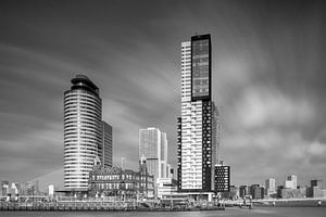 Kop van Zuid en noir et blanc