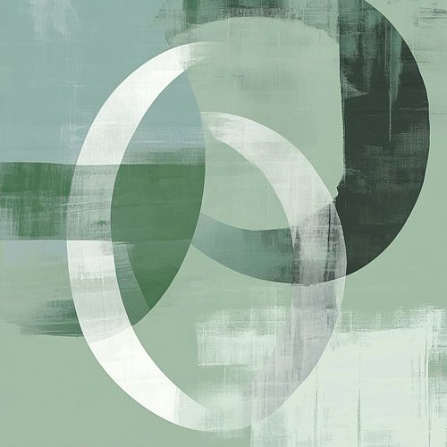 Abstrait vert et gris