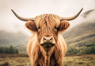 Highland Cow  van Niklas Maximilian