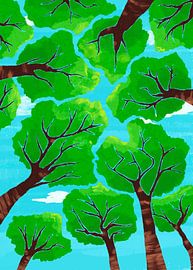 Timidité de la couronne sur Mauli atelier