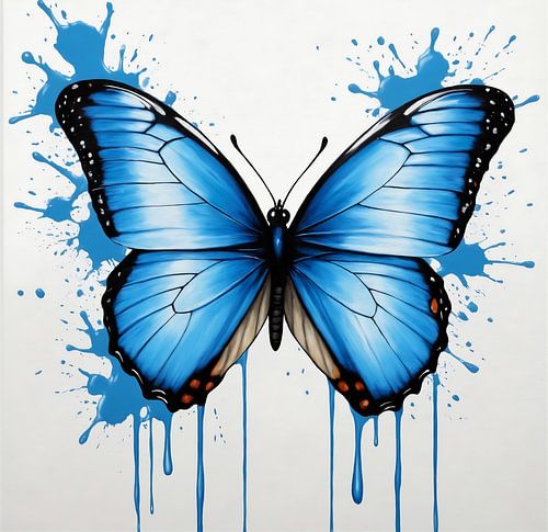 Papillon bleu