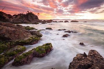 Fisherman's Lookout. Dramatic waves and coastal scenery on the east coast of Australia.
