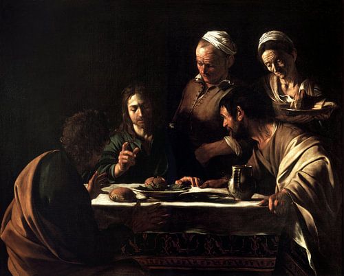 Caravaggio – Das Abendmahl in Emmaus (um 1606)