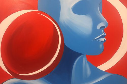 Blauw Gezicht, Rode Cirkel