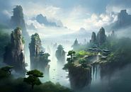 Landschap van Salsa art thumbnail