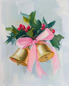 Weihnachtsuhren | Rosa Schleifenuhren