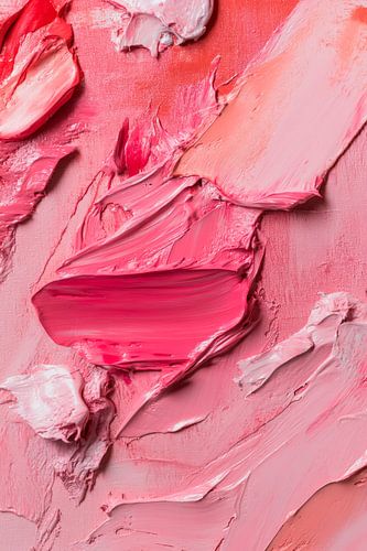 Play of colours in pink and nude - rich in texture
