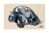 VW kever von Pieter Hogenbirk Miniaturansicht