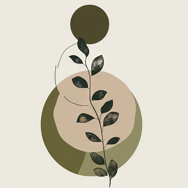 Minimalist plants by Poster Art Shop