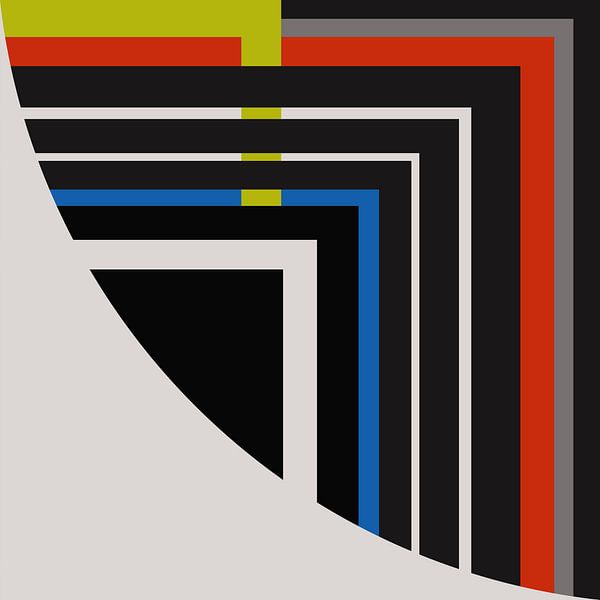 Abstrakte Komposition 672 von Angel Estevez