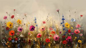 Buntes Blumenfeld