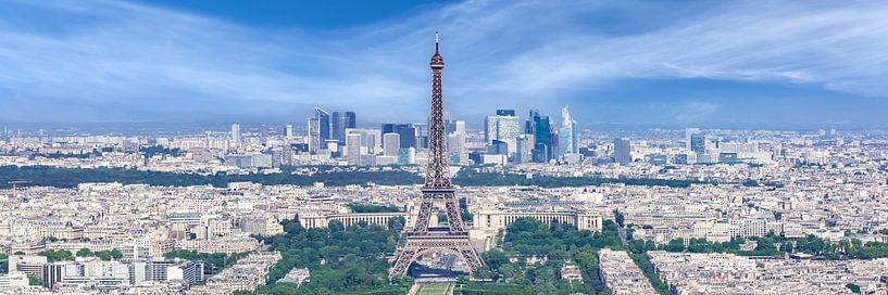 Uitzicht vanaf het uitkijkplatform van de Tour Montparnasse van Melanie Viola