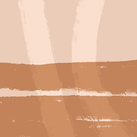 Paysage abstrait, minimaliste et aux tons bruns sur Art minimaliste abstrait