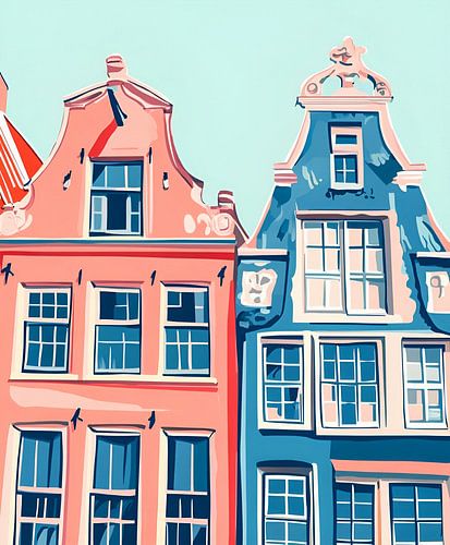 Maison sur le canal d'Amsterdam