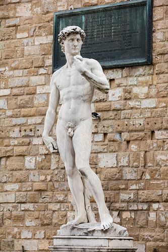 Statue of David by Michelangelo in Florence, Italy
