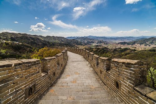 Wandelen op de Grote Muur van China