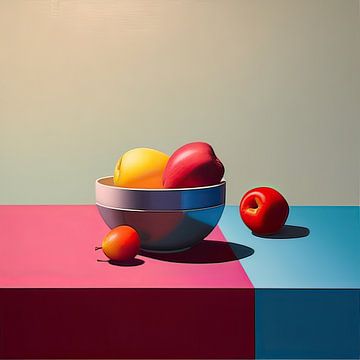 Modernes Stillleben Küche | Obst Komposition von ARTEO Gemälde