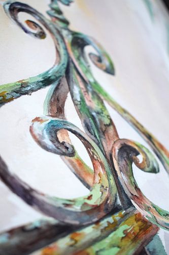 The new old. Part of the series. Watercolor.