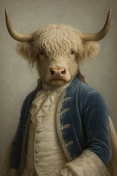 Vorstelijke Schotse Hooglander van But First Framing
