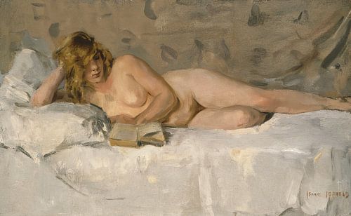 Plus belle peinture des Pays-Bas | Nu couché | Modèle nu | Isaac Israels