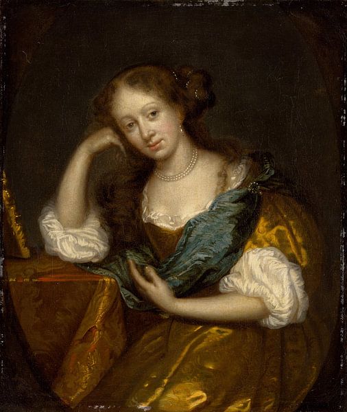 In Thought, Caspar Netscher by Masterful Masters