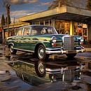 Oldtimer green Mercedes 03 by Ellen Reografie thumbnail