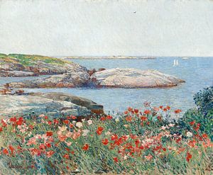 Childe Hassam, Coquelicots, Isles of Shoals, 1891 sur Atelier Liesjes