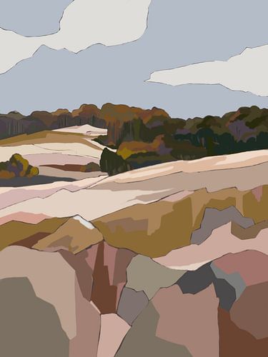 Paysage de sphères