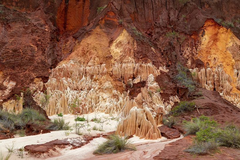 Sandstein Formationen im Tsingy Rouge Park auf Madagaskar von Reiner Conrad