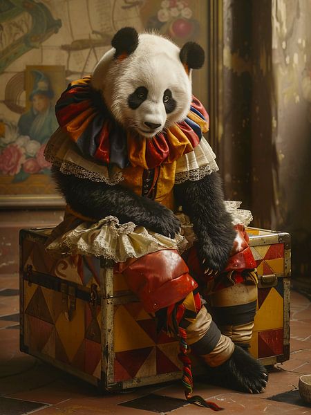 Panda Harlequin by haroulita