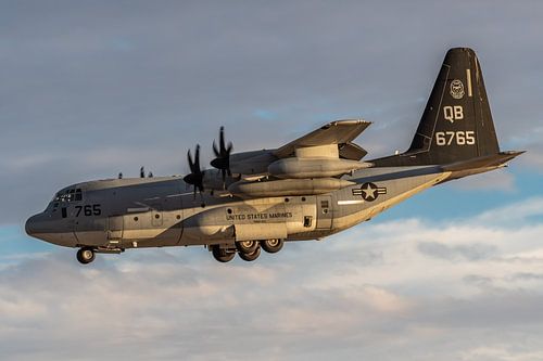 Lockheed Martin KC-130J Hercules tankvliegtuig.