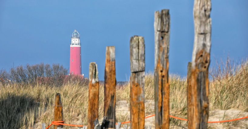 phare rouge vif de Texel par Justin Sinner Pictures ( Fotograaf op Texel)
