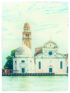 Venise - Église San Michele in Isola - Pastel