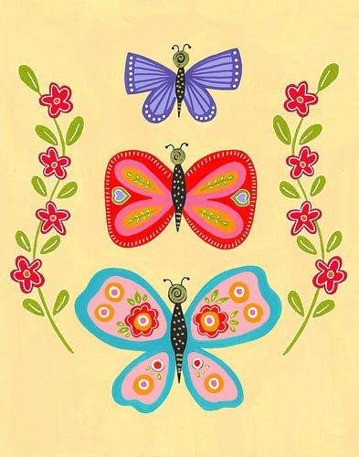 Papillons fantaisistes