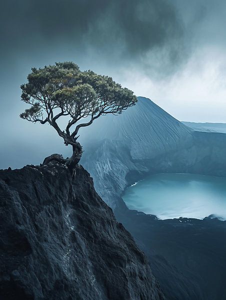 Wandern in den Bergen von fernlichtsicht