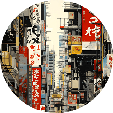 Tokyo Abstract #2 van Felix Wiesner