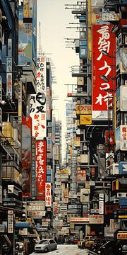 Tokyo Abstrait #2 sur Felix Wiesner