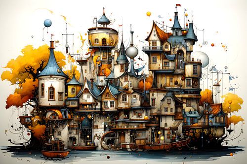 Fantastic turrets and castles