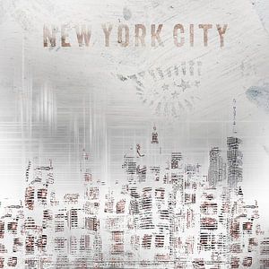MODERN ART New York City Skylines | shabby chic van Melanie Viola