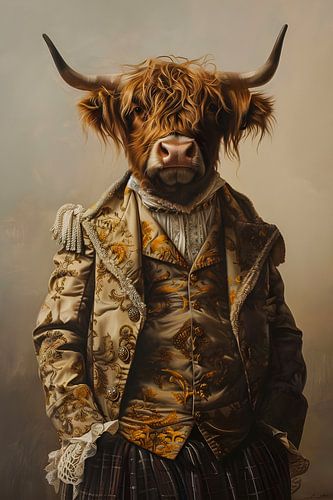 Chic Portrait Scottish Highlander